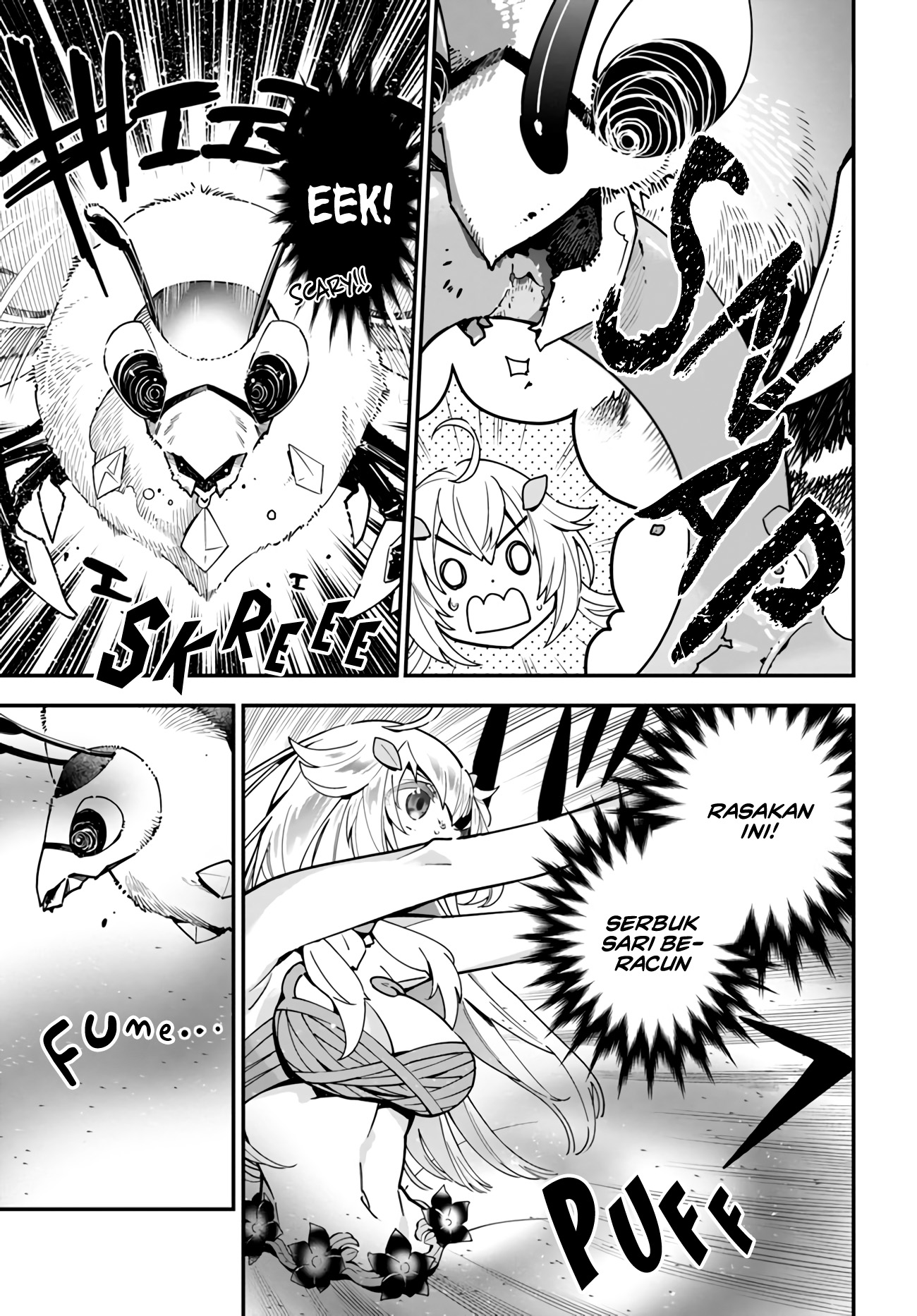 Shokubutsu Monster Musume Nikki: Seijo Datta Watashi ga Uragirareta Hate ni Alraune ni Tensei shiteshimatta node, Korekara wa Kougousei wo Shinagara Shizuka ni Shokubutsu Life wo Sugoshimasu Chapter 2 - halaman 14