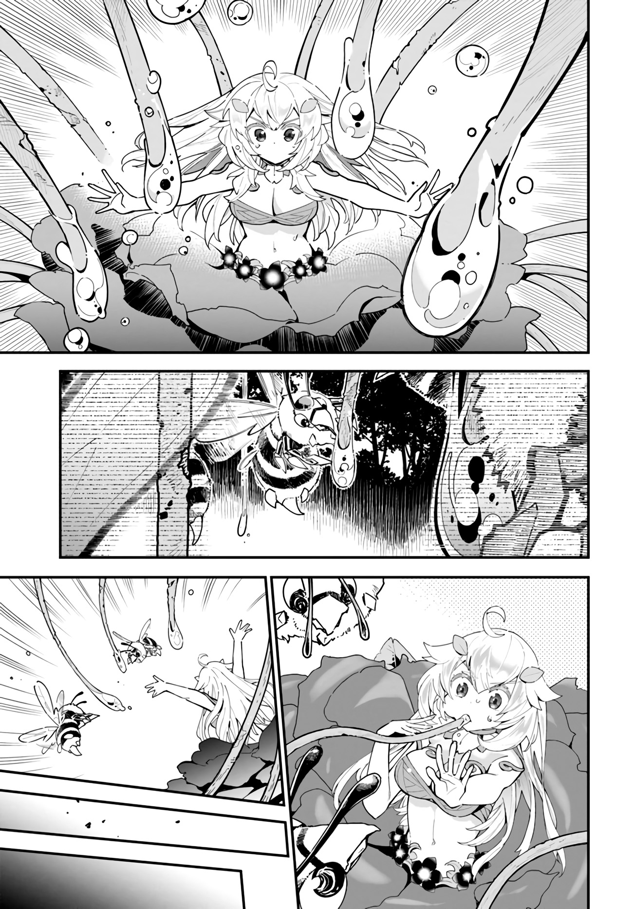 Shokubutsu Monster Musume Nikki: Seijo Datta Watashi ga Uragirareta Hate ni Alraune ni Tensei shiteshimatta node, Korekara wa Kougousei wo Shinagara Shizuka ni Shokubutsu Life wo Sugoshimasu Chapter 2 - halaman 26