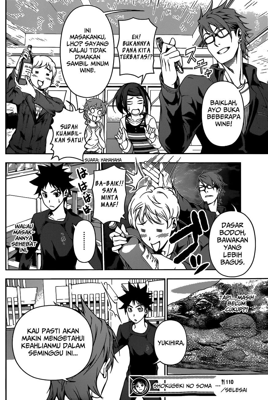Shokugeki no Souma Chapter 110 - halaman 19