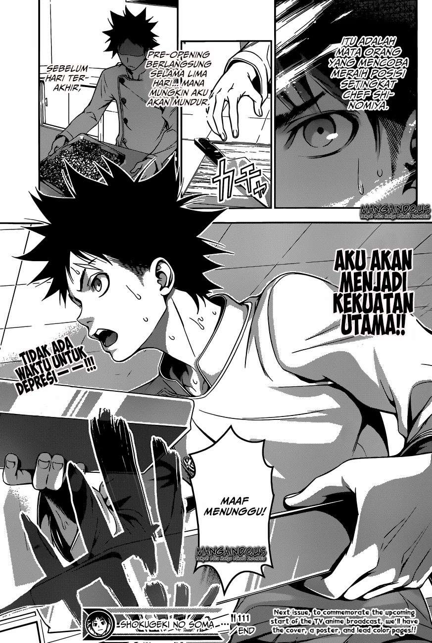 Shokugeki no Souma Chapter 111 - halaman 19