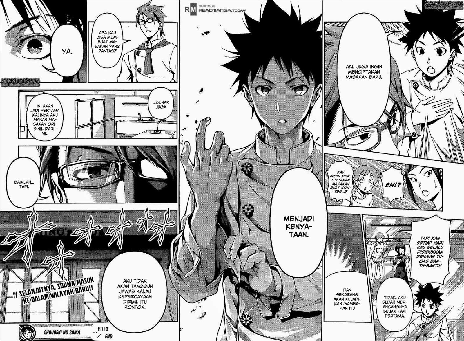 Shokugeki no Souma Chapter 113 - halaman 18