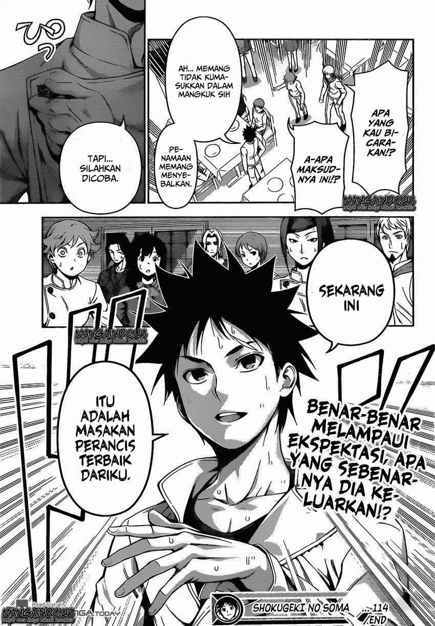 Shokugeki no Souma Chapter 114 - halaman 17