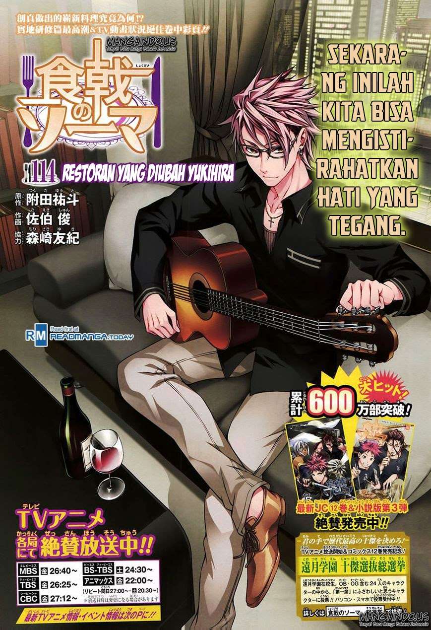 Shokugeki no Souma Chapter 114 - halaman 2