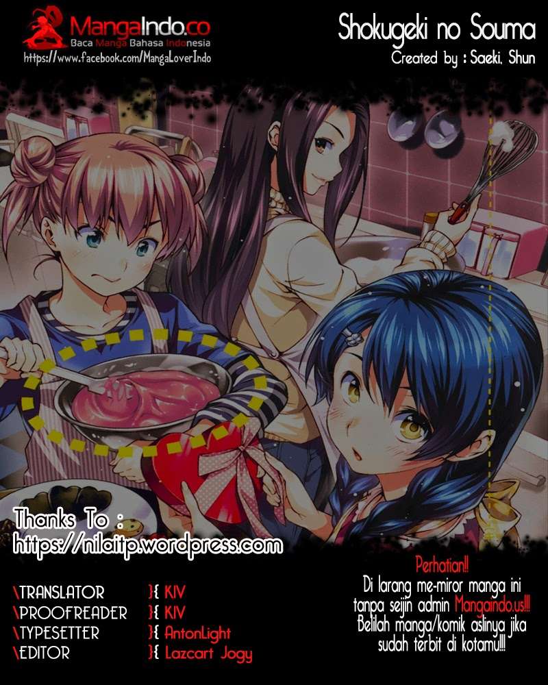 Shokugeki no Souma Chapter 115 - halaman 1