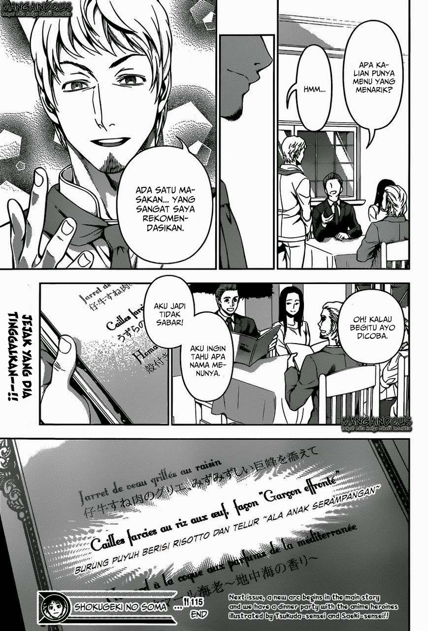 Shokugeki no Souma Chapter 115 - halaman 19