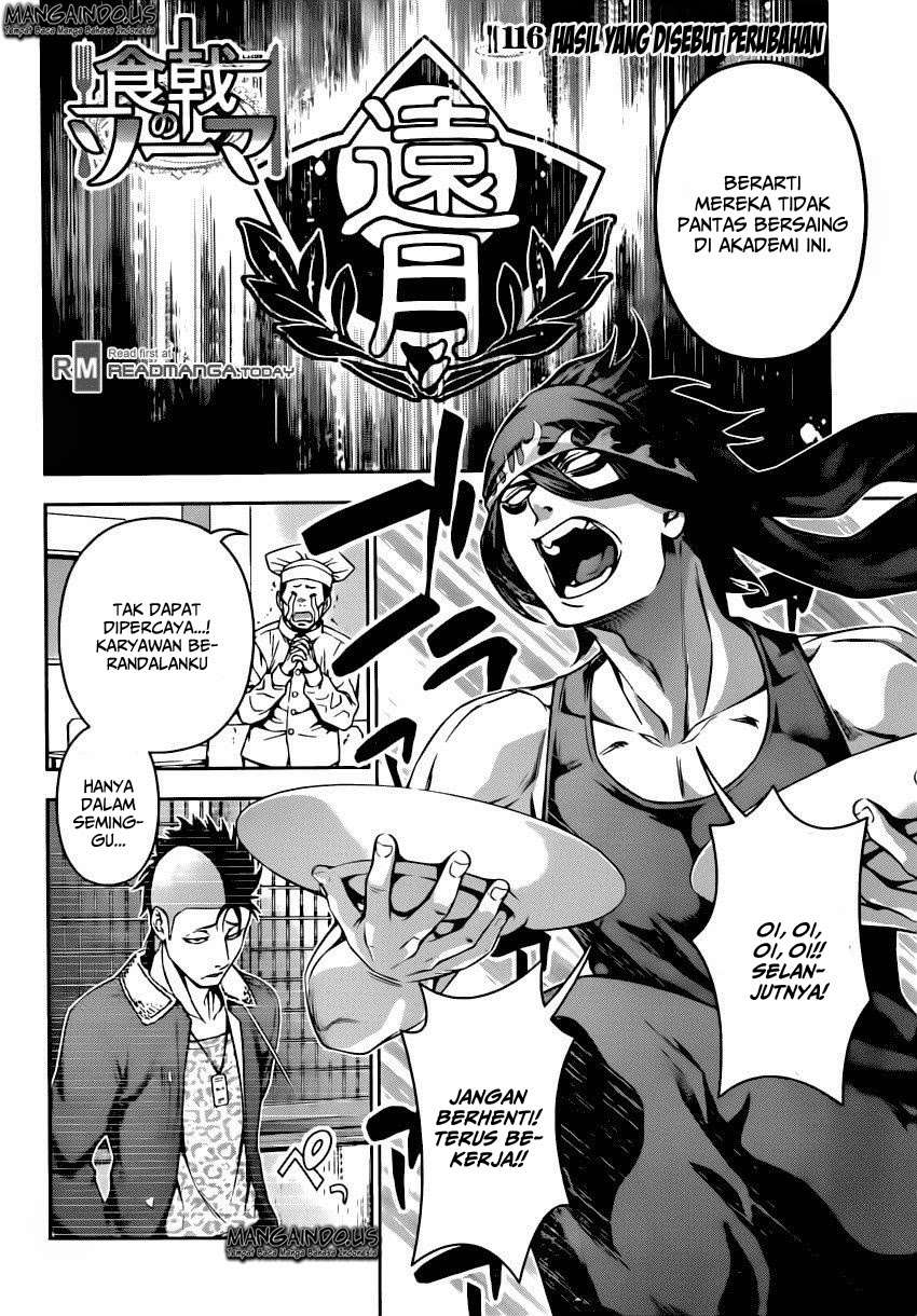 Shokugeki no Souma Chapter 116 - halaman 3