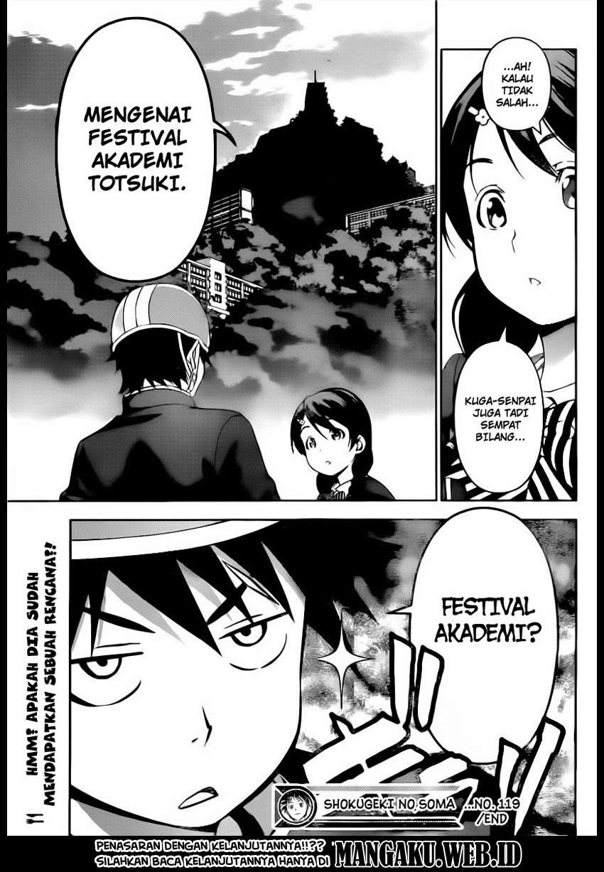 Shokugeki no Souma Chapter 119 - halaman 19