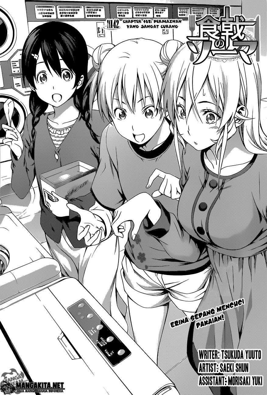 Shokugeki no Souma Chapter 142 - halaman 3