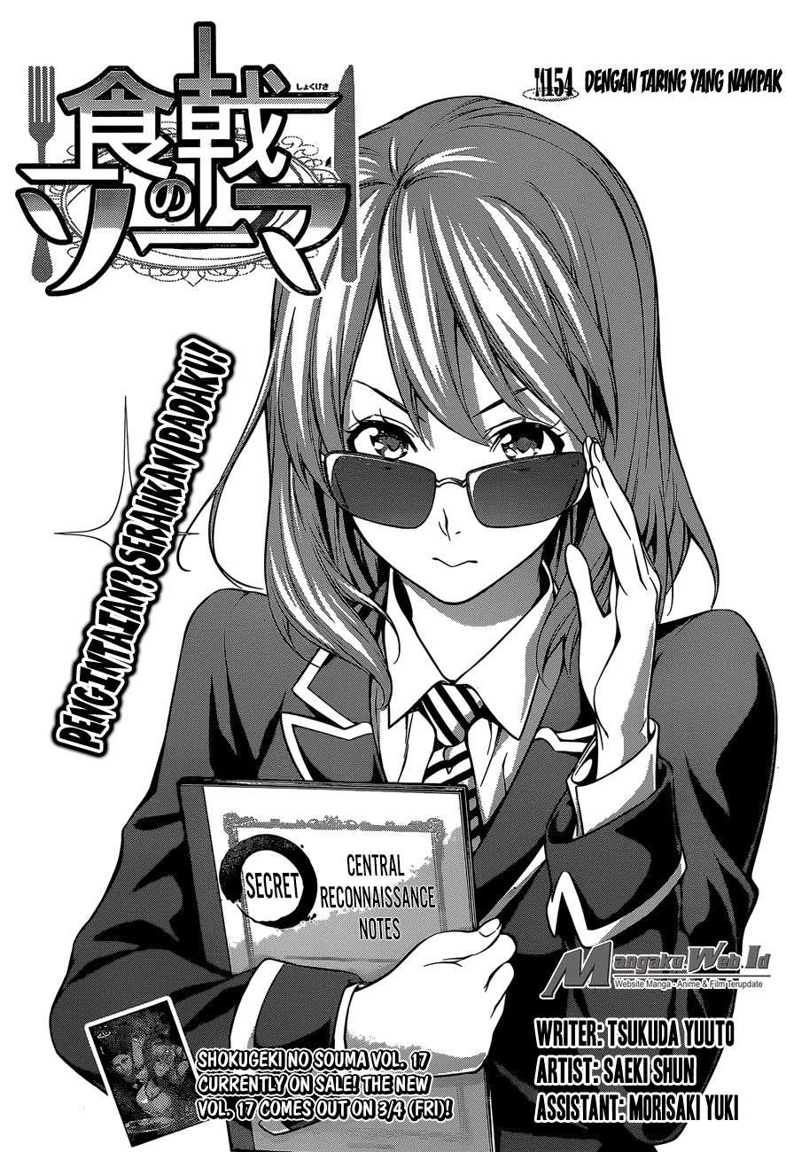 Shokugeki no Souma Chapter 154 - halaman 3