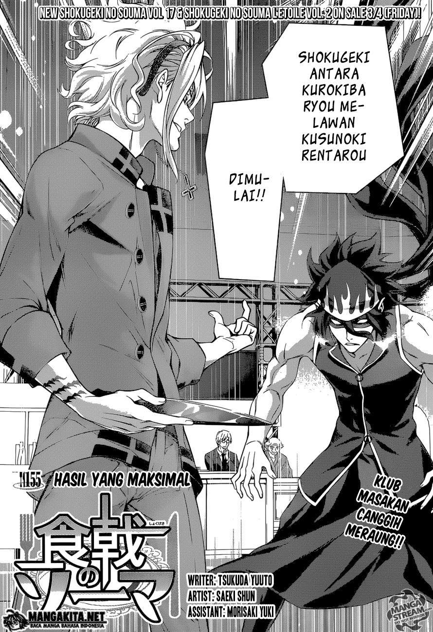 Shokugeki no Souma Chapter 155 - halaman 2