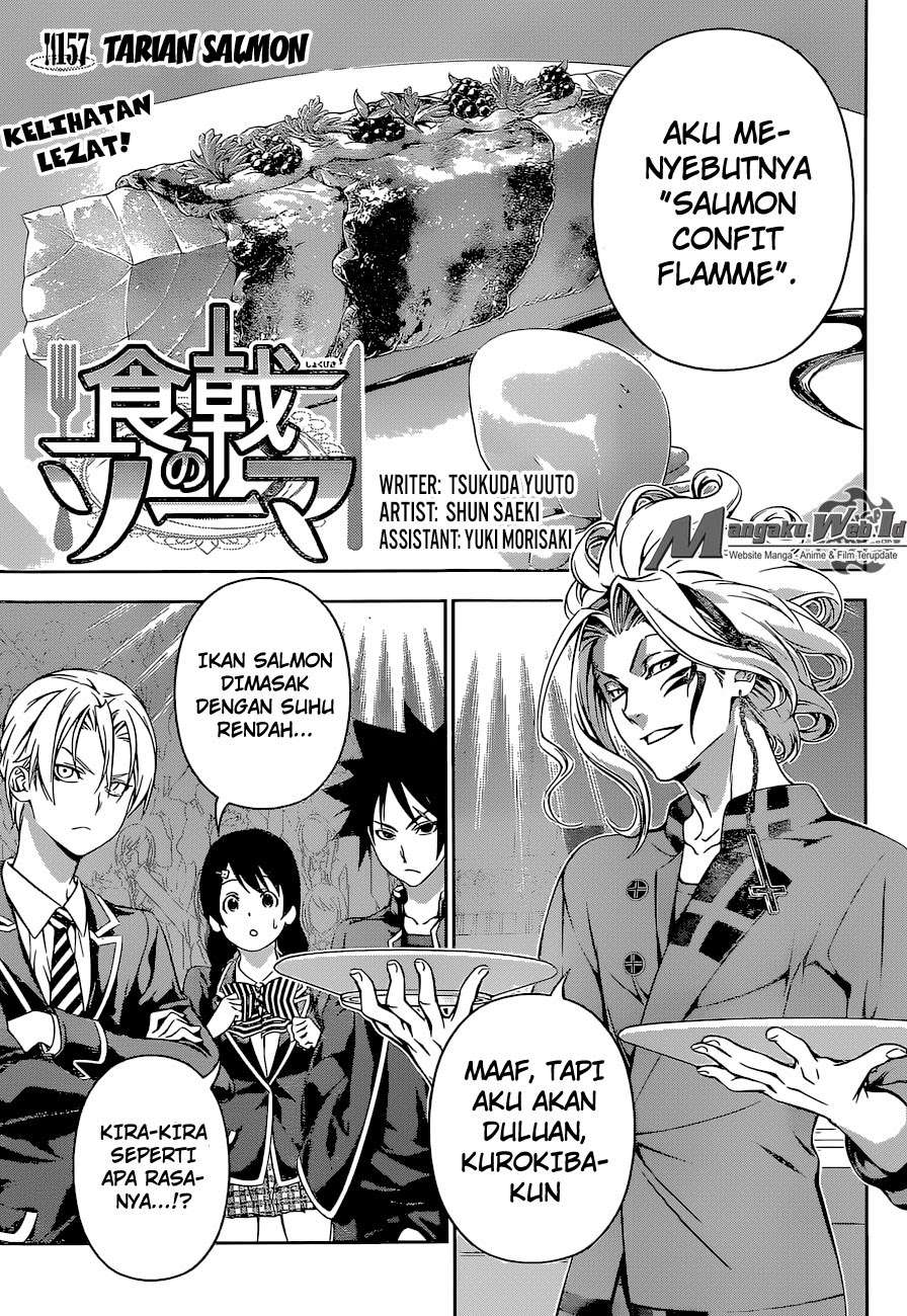 Shokugeki no Souma Chapter 157 - halaman 2