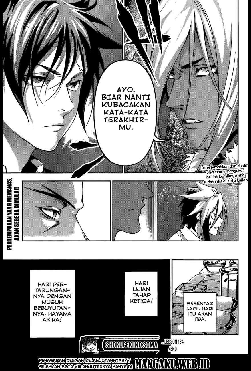 Shokugeki no Souma Chapter 184 - halaman 20