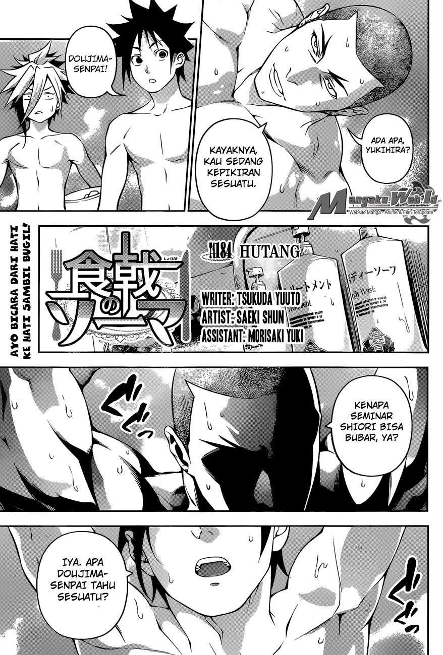Shokugeki no Souma Chapter 184 - halaman 4