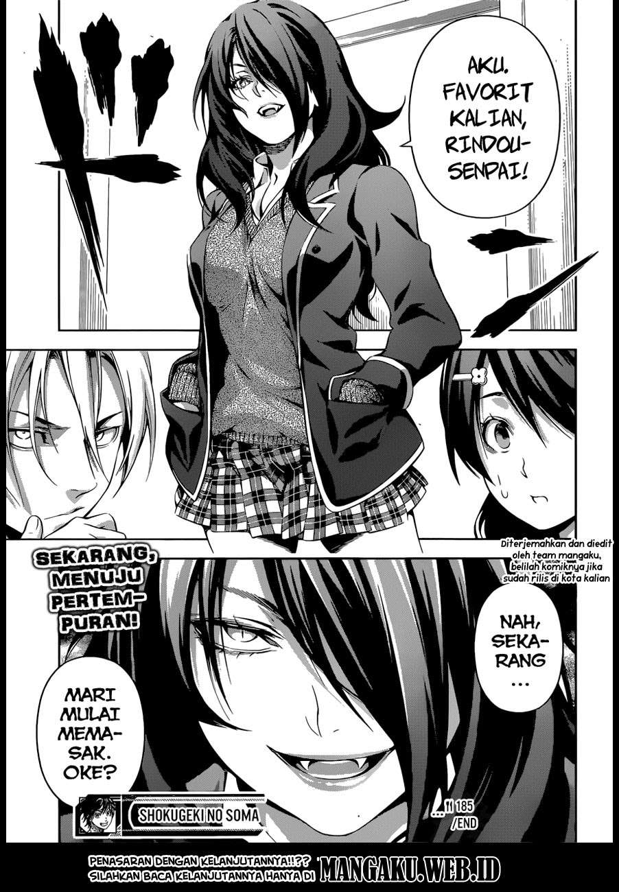 Shokugeki no Souma Chapter 185 - halaman 22