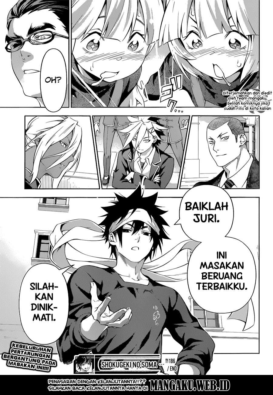 Shokugeki no Souma Chapter 186 - halaman 20
