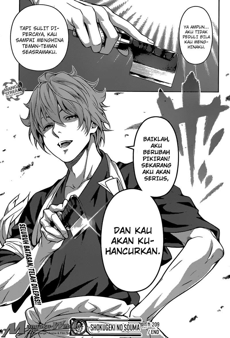 Shokugeki no Souma Chapter 209 - halaman 19