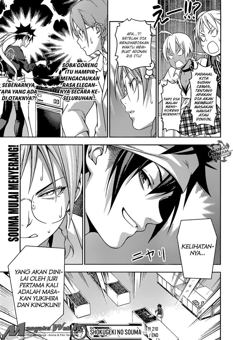 Shokugeki no Souma Chapter 210 - halaman 19