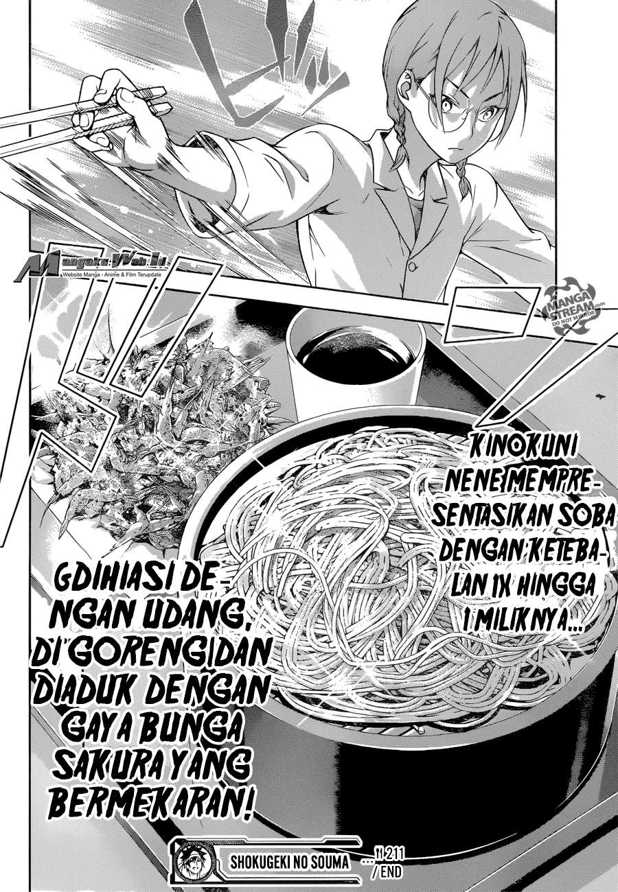 Shokugeki no Souma Chapter 211 - halaman 18