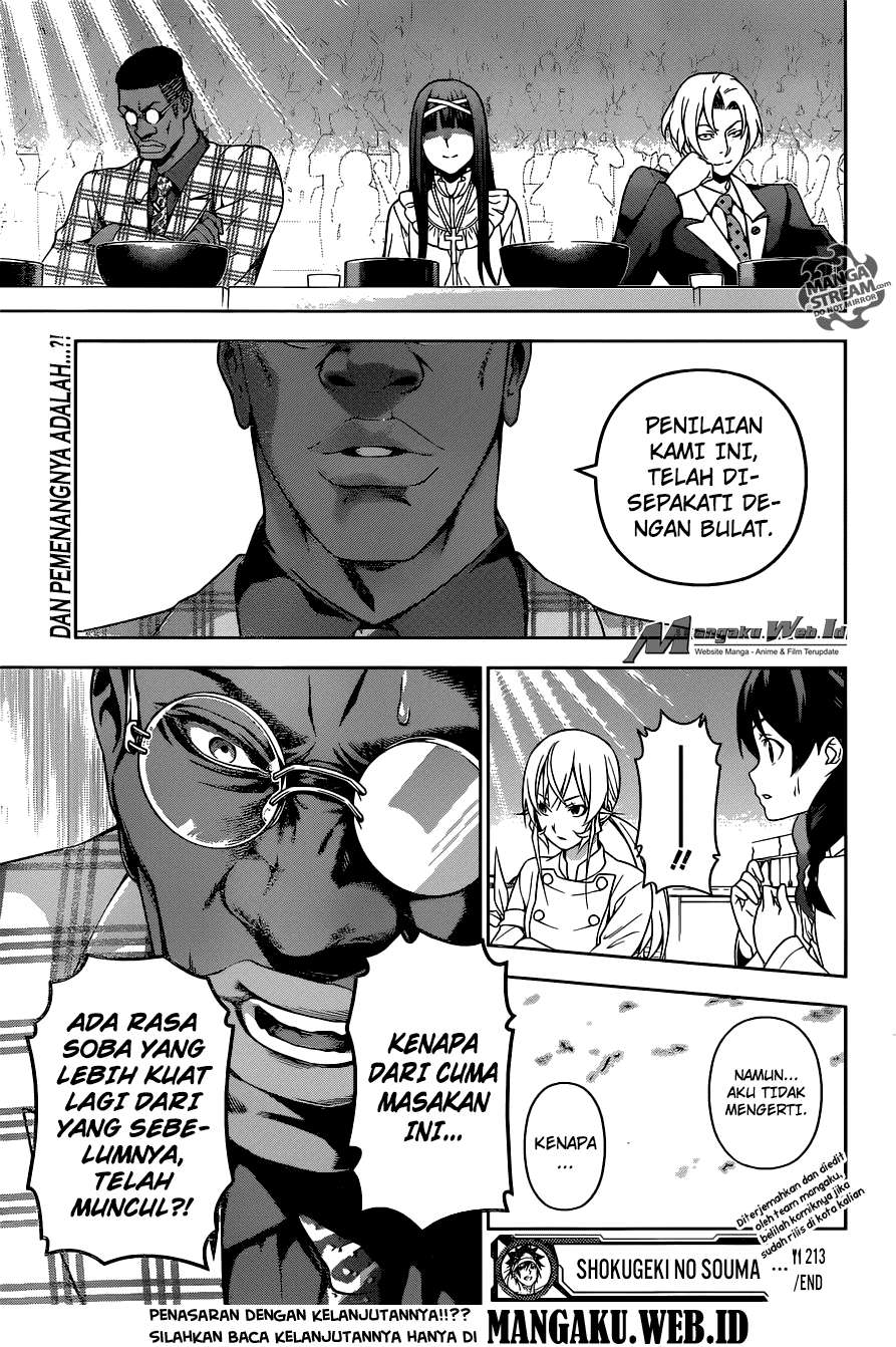 Shokugeki no Souma Chapter 213 - halaman 18