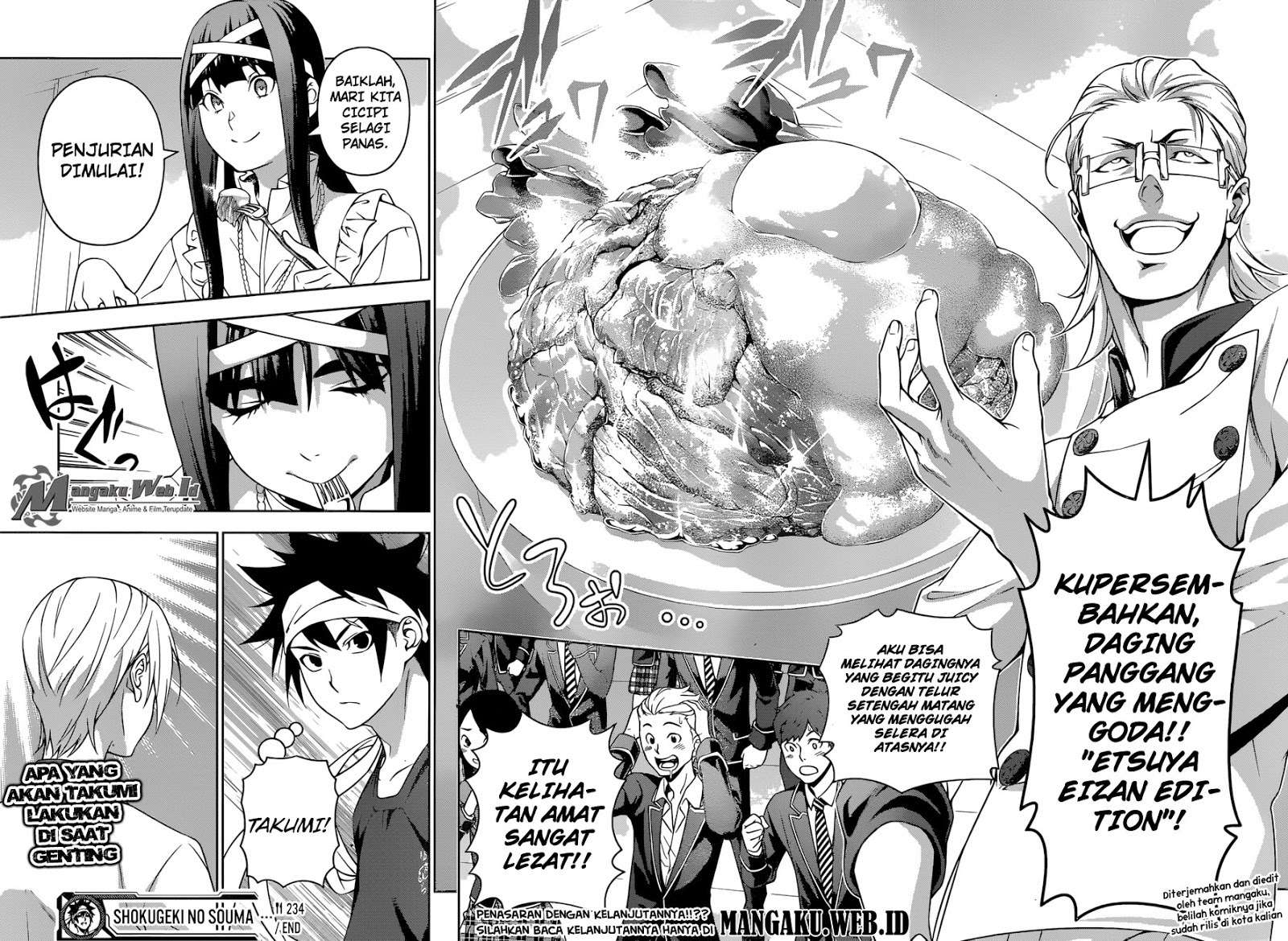 Shokugeki no Souma Chapter 234 - halaman 18