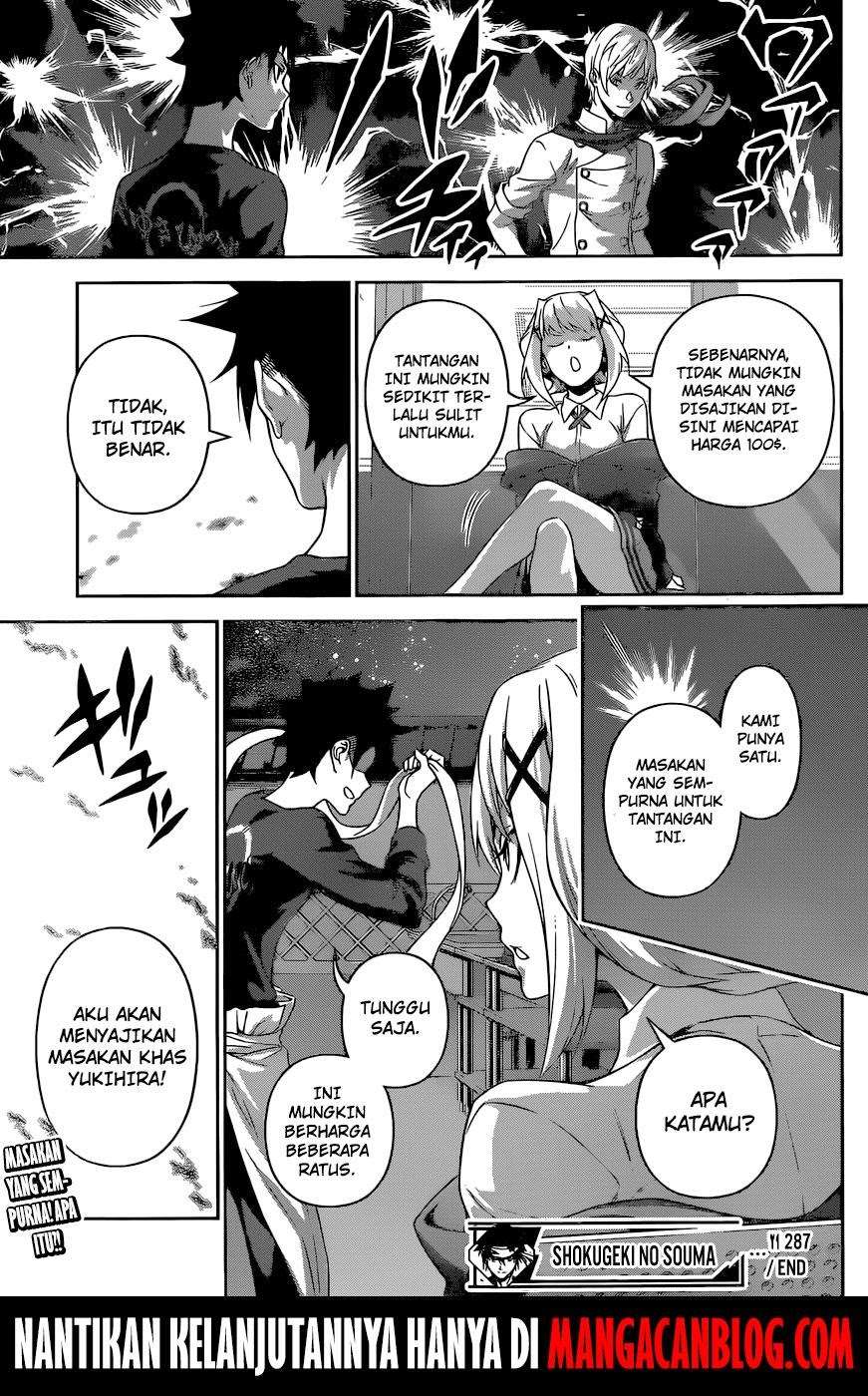 Shokugeki no Souma Chapter 287 - halaman 23