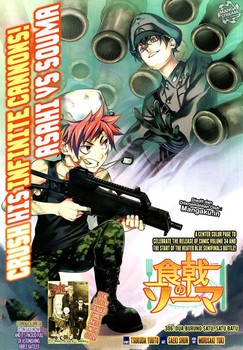 Shokugeki no Souma Chapter 306 - halaman 2