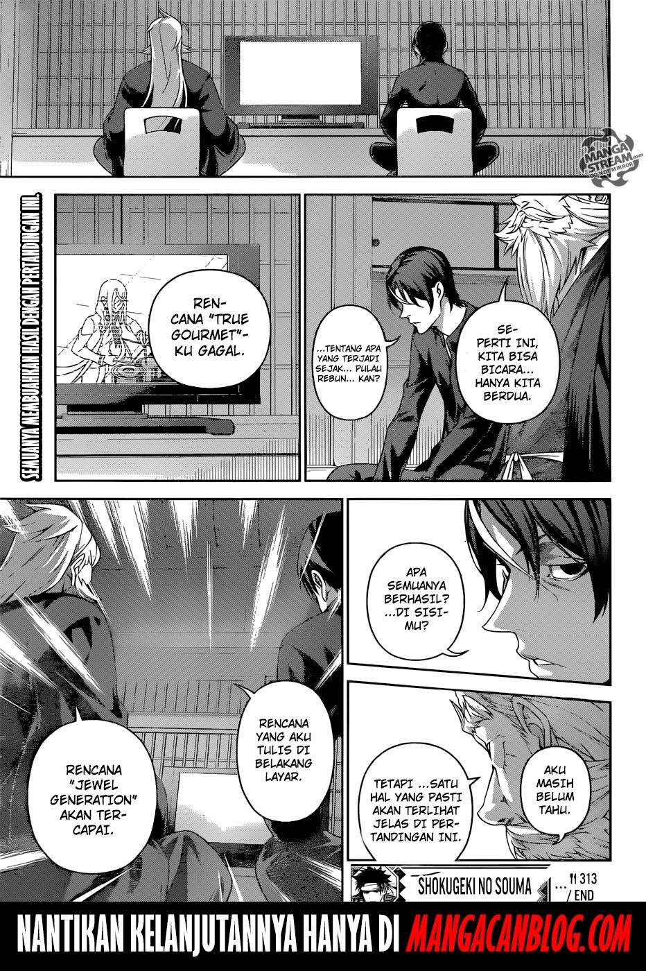 Shokugeki no Souma Chapter 313 - halaman 19