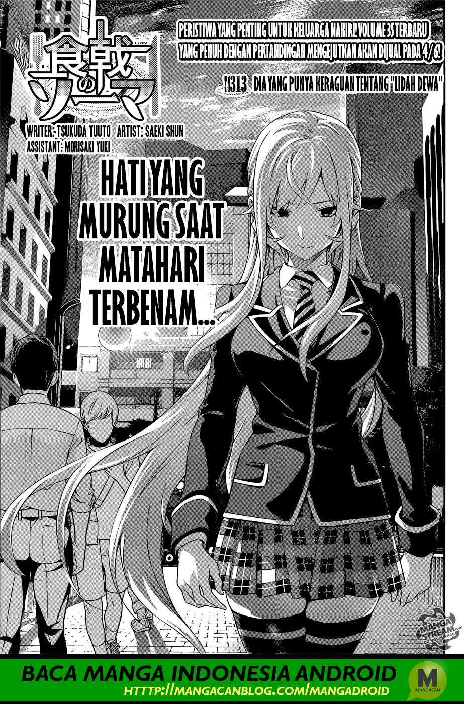 Shokugeki no Souma Chapter 313 - halaman 6