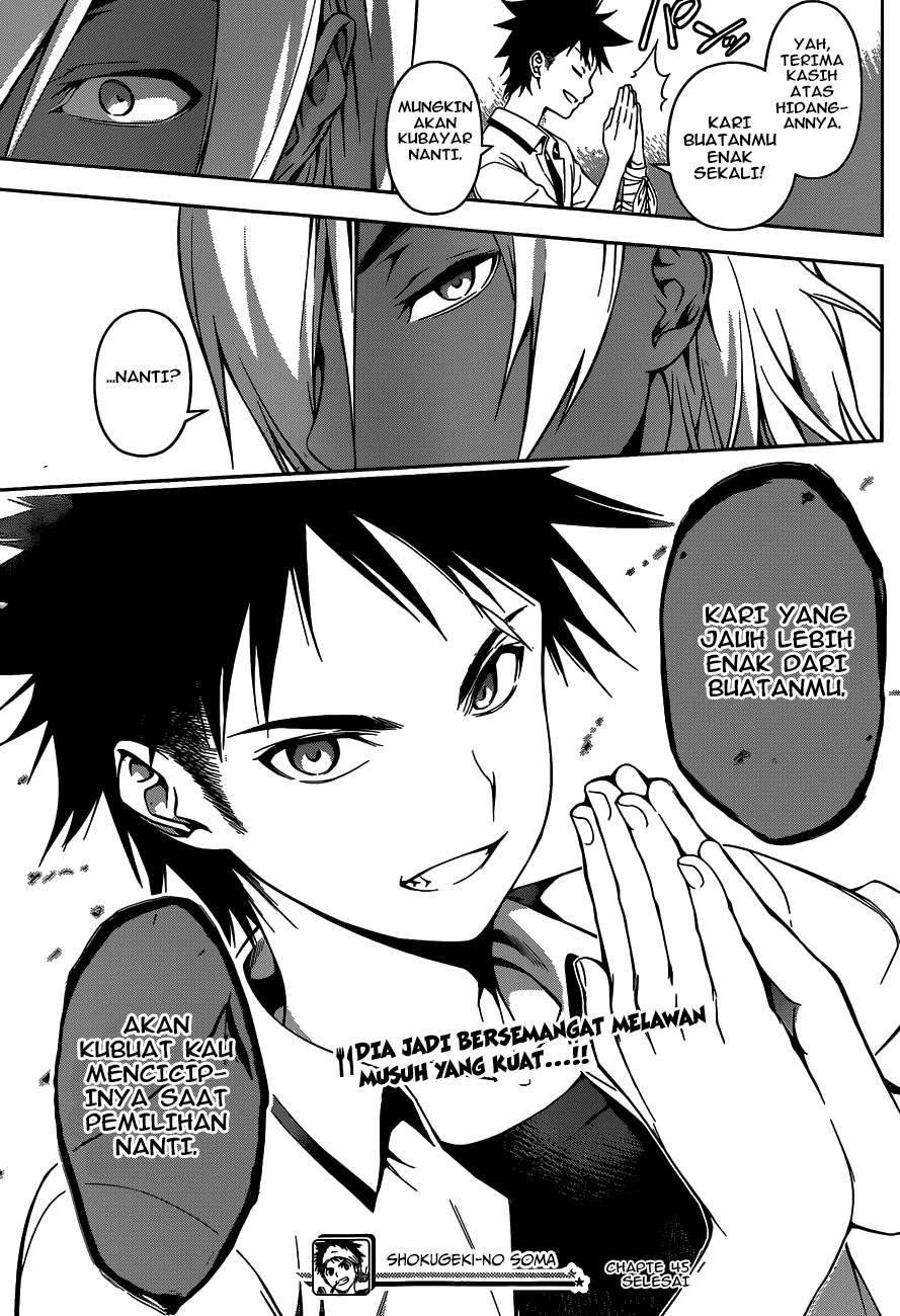 Shokugeki no Souma Chapter 45 - halaman 20
