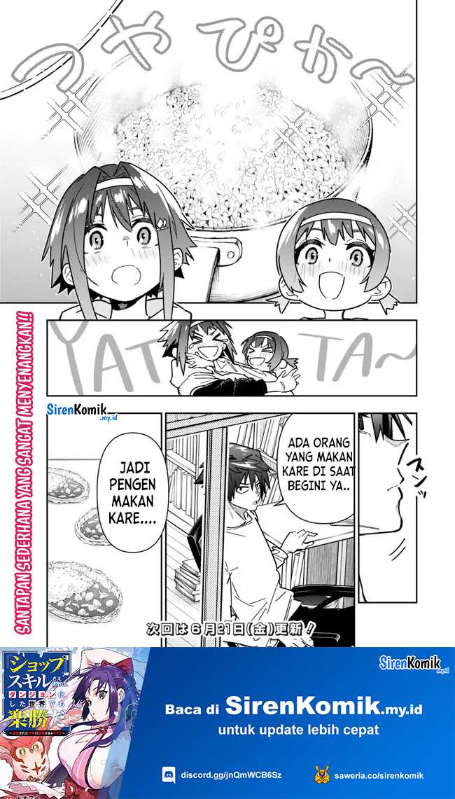 “Shop” Skill Sae Areba, Dungeon-ka Shita Sekai Demo Rakushou da Chapter 22.5 - halaman 6