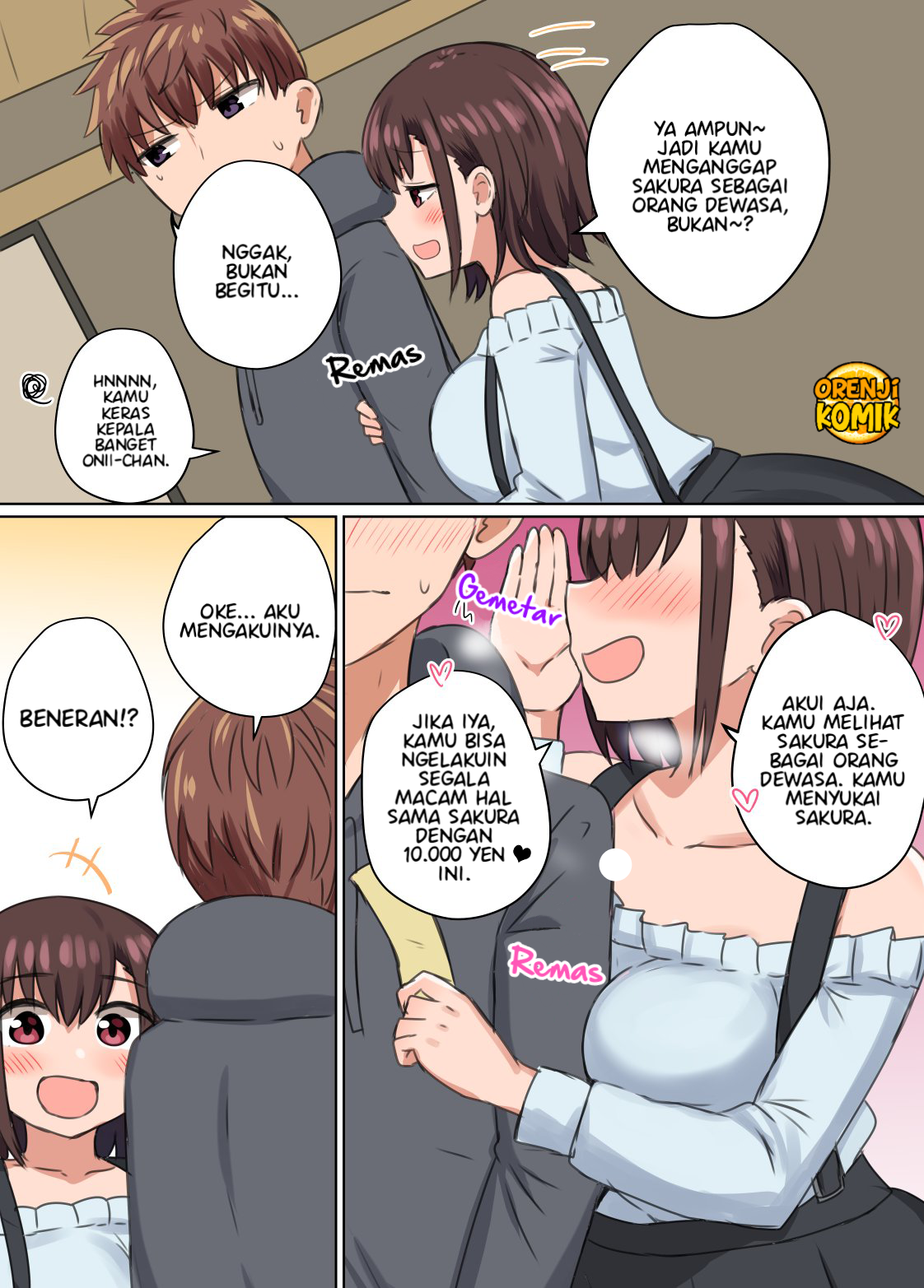 Shougatsu Yasumi ni Kisei shite Juumai no JK ni Okane o Ageru Hanashi Chapter 0 - halaman 4