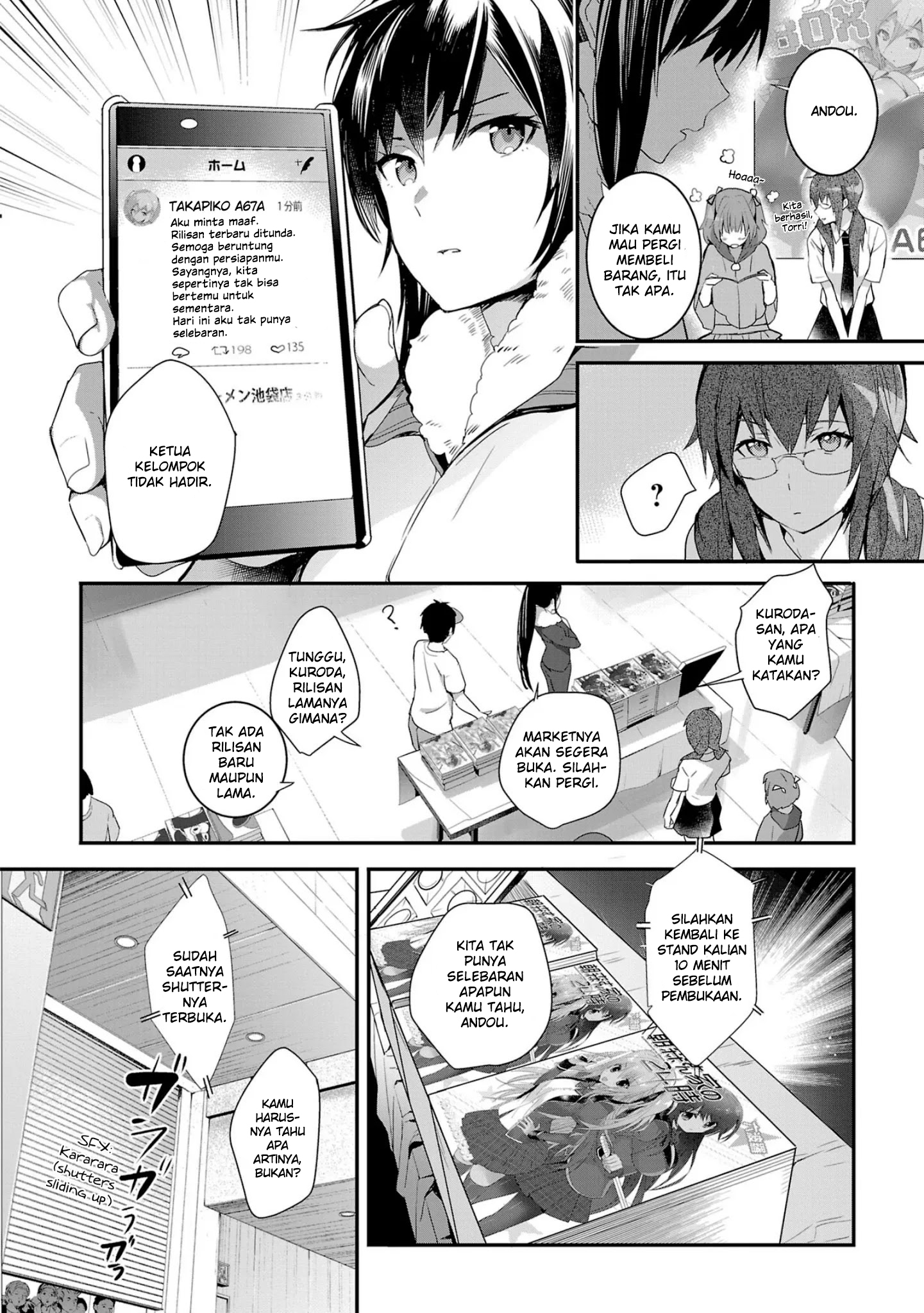 Shoujo-tachi wa Kouya wo Mezasu: Yukidoke no Oto Chapter 10 - halaman 6