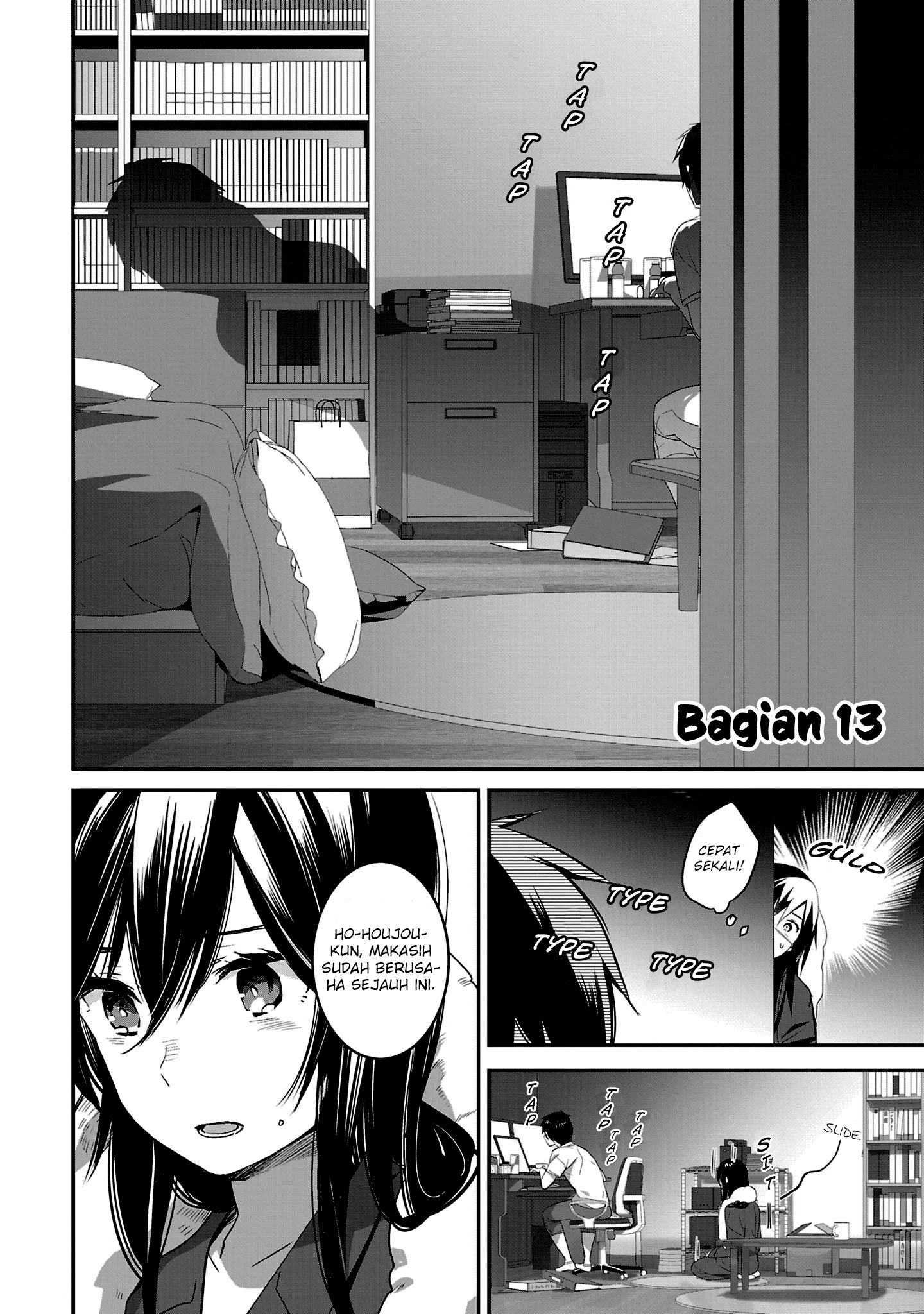 Shoujo-tachi wa Kouya wo Mezasu: Yukidoke no Oto Chapter 13 - halaman 3