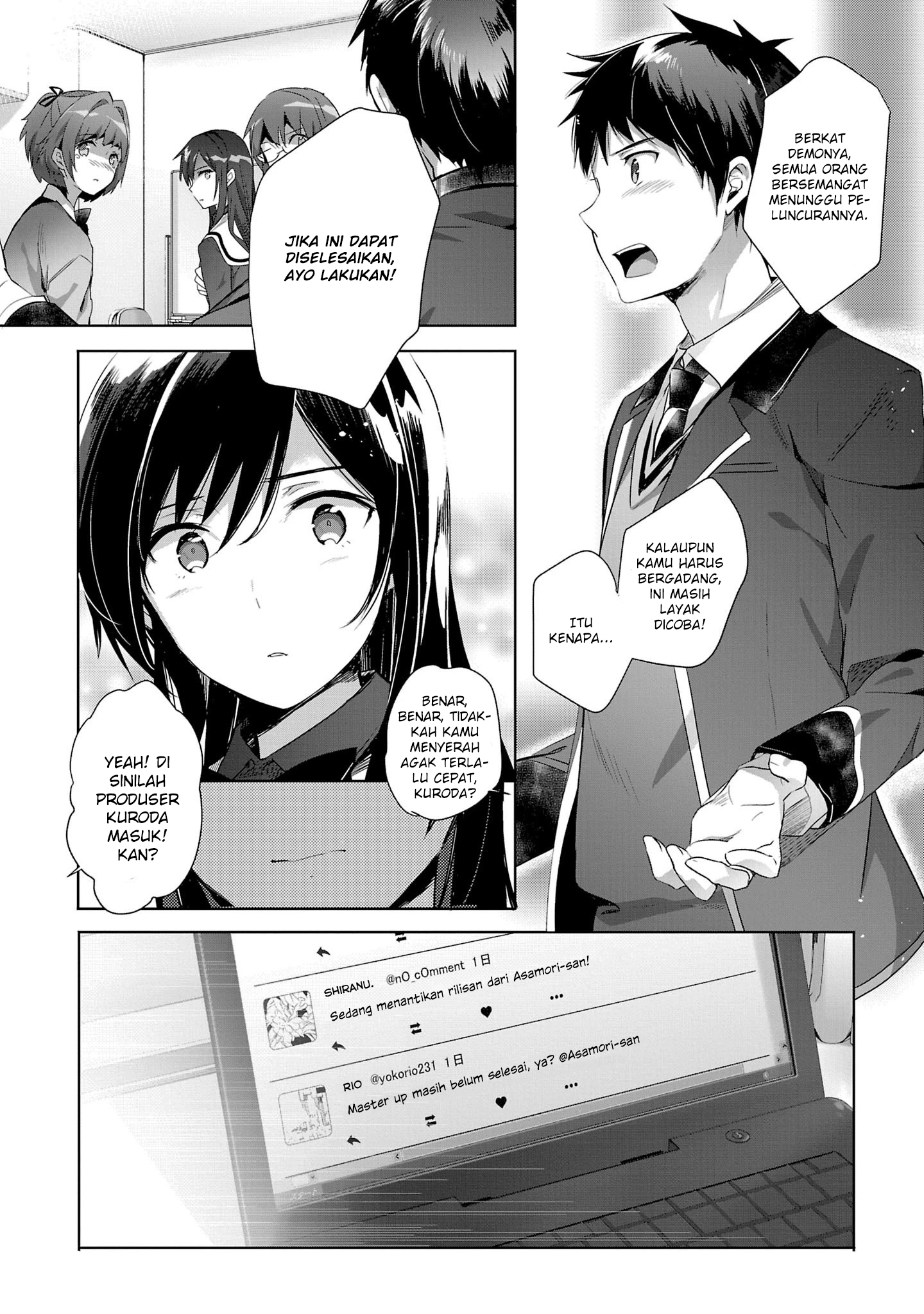 Shoujo-tachi wa Kouya wo Mezasu: Yukidoke no Oto Chapter 14 - halaman 11