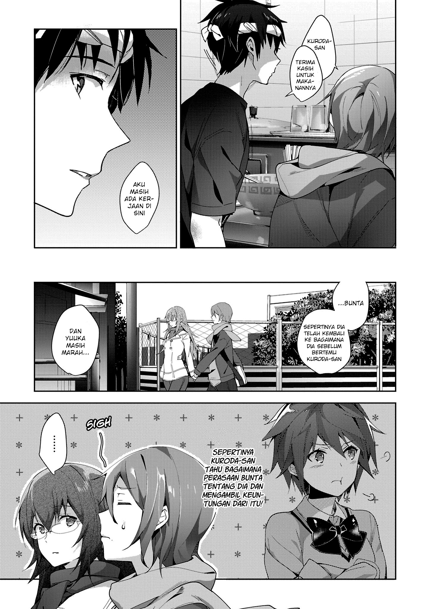 Shoujo-tachi wa Kouya wo Mezasu: Yukidoke no Oto Chapter 15 - halaman 14