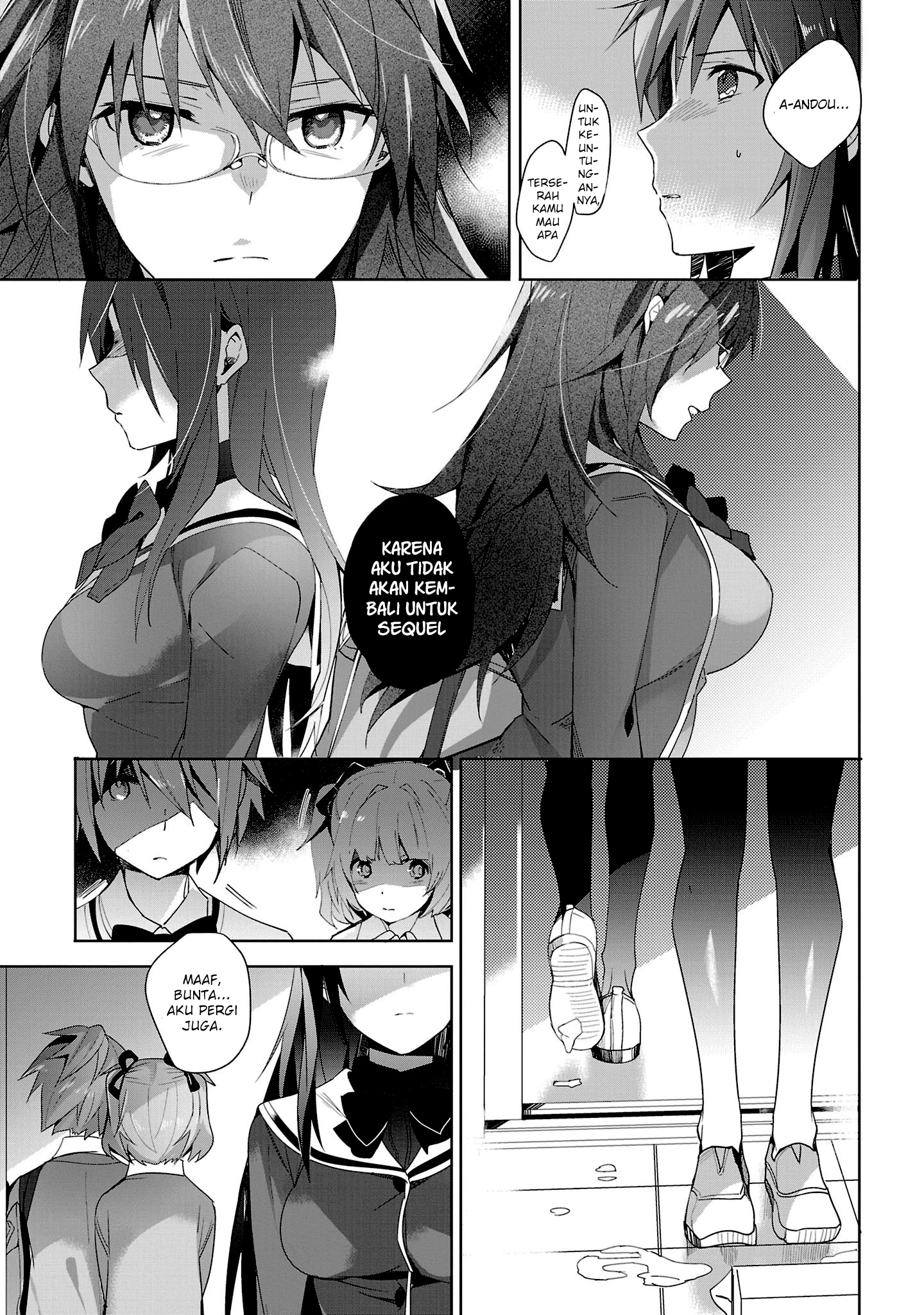Shoujo-tachi wa Kouya wo Mezasu: Yukidoke no Oto Chapter 15 - halaman 8
