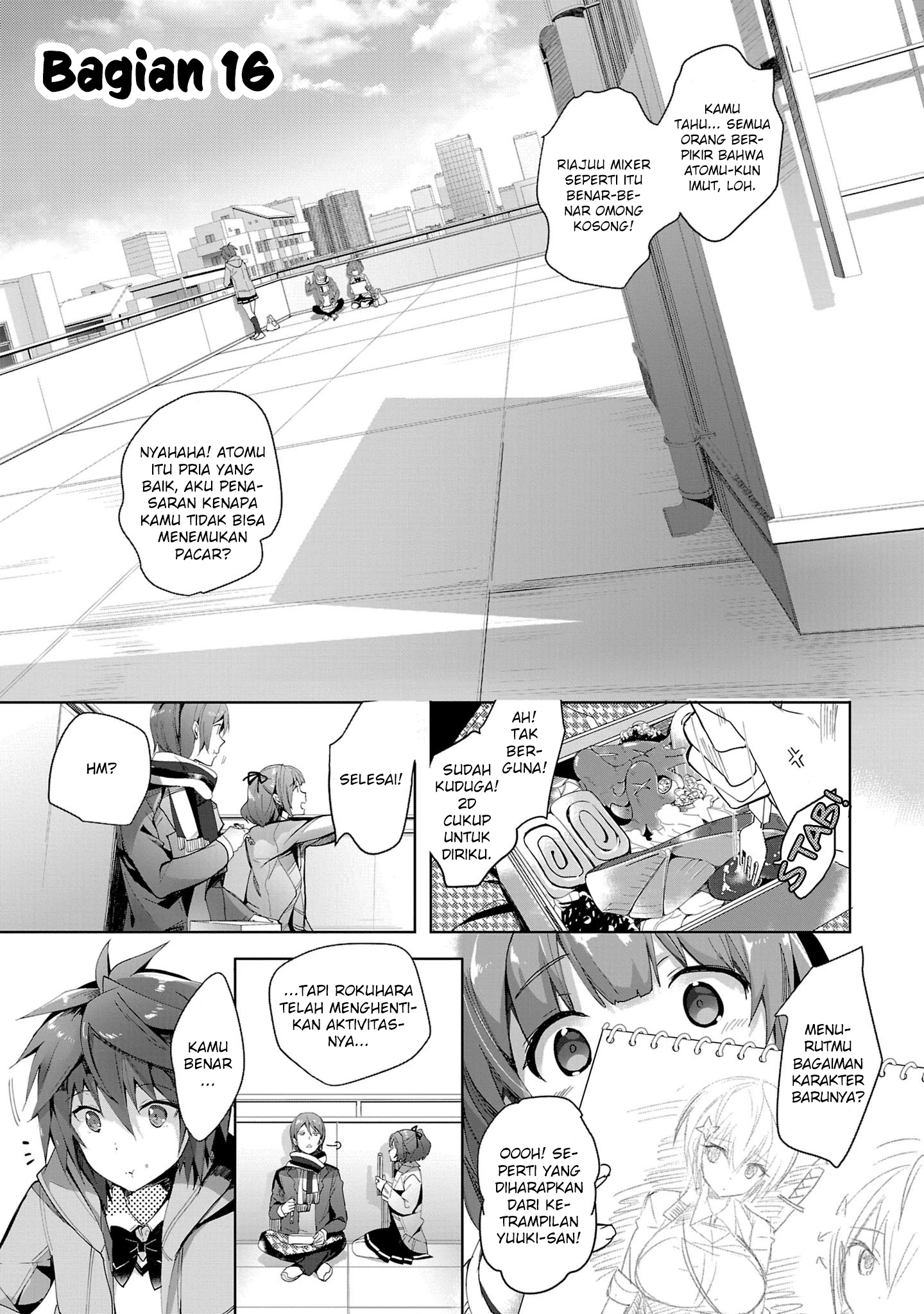 Shoujo-tachi wa Kouya wo Mezasu: Yukidoke no Oto Chapter 16 - halaman 2