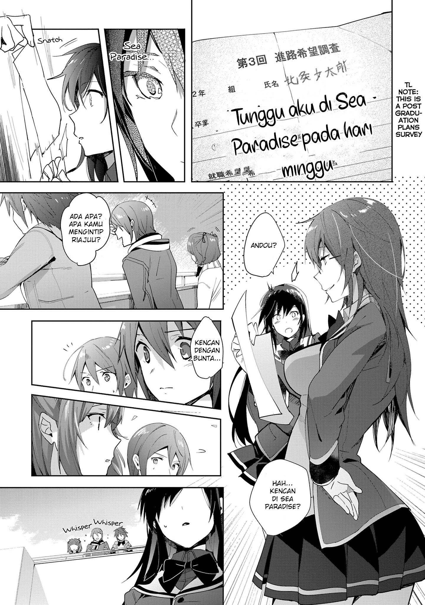 Shoujo-tachi wa Kouya wo Mezasu: Yukidoke no Oto Chapter 16 - halaman 4