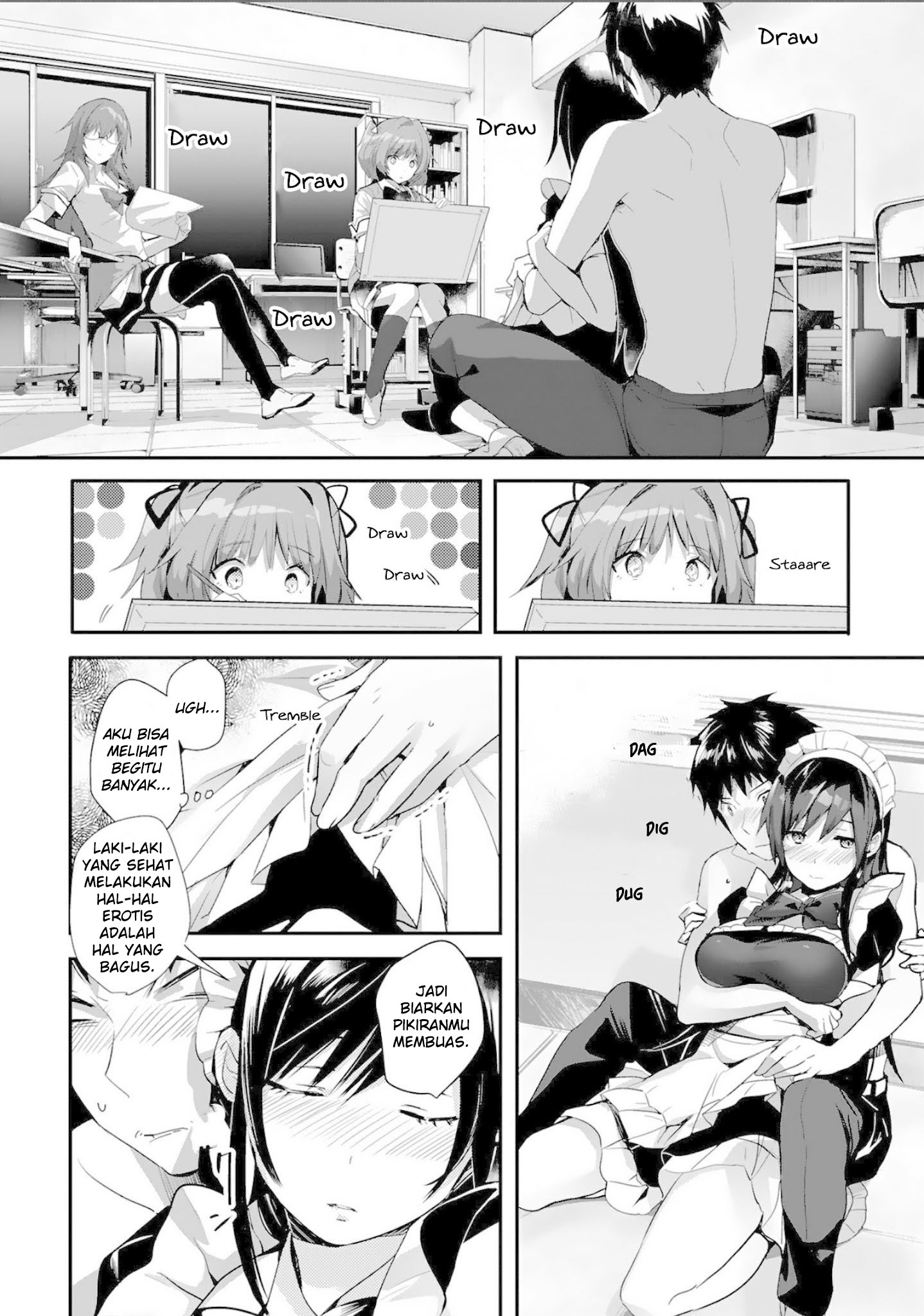 Shoujo-tachi wa Kouya wo Mezasu: Yukidoke no Oto Chapter 8 - halaman 21
