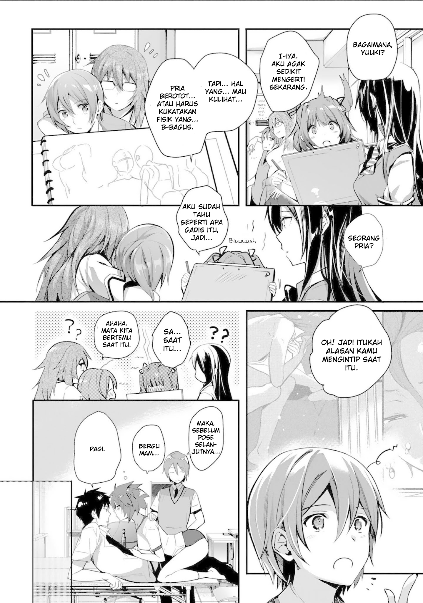 Shoujo-tachi wa Kouya wo Mezasu: Yukidoke no Oto Chapter 8 - halaman 7