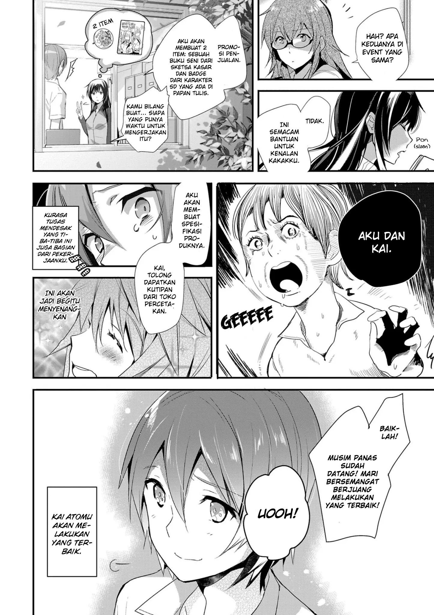 Shoujo-tachi wa Kouya wo Mezasu: Yukidoke no Oto Chapter 9 - halaman 13