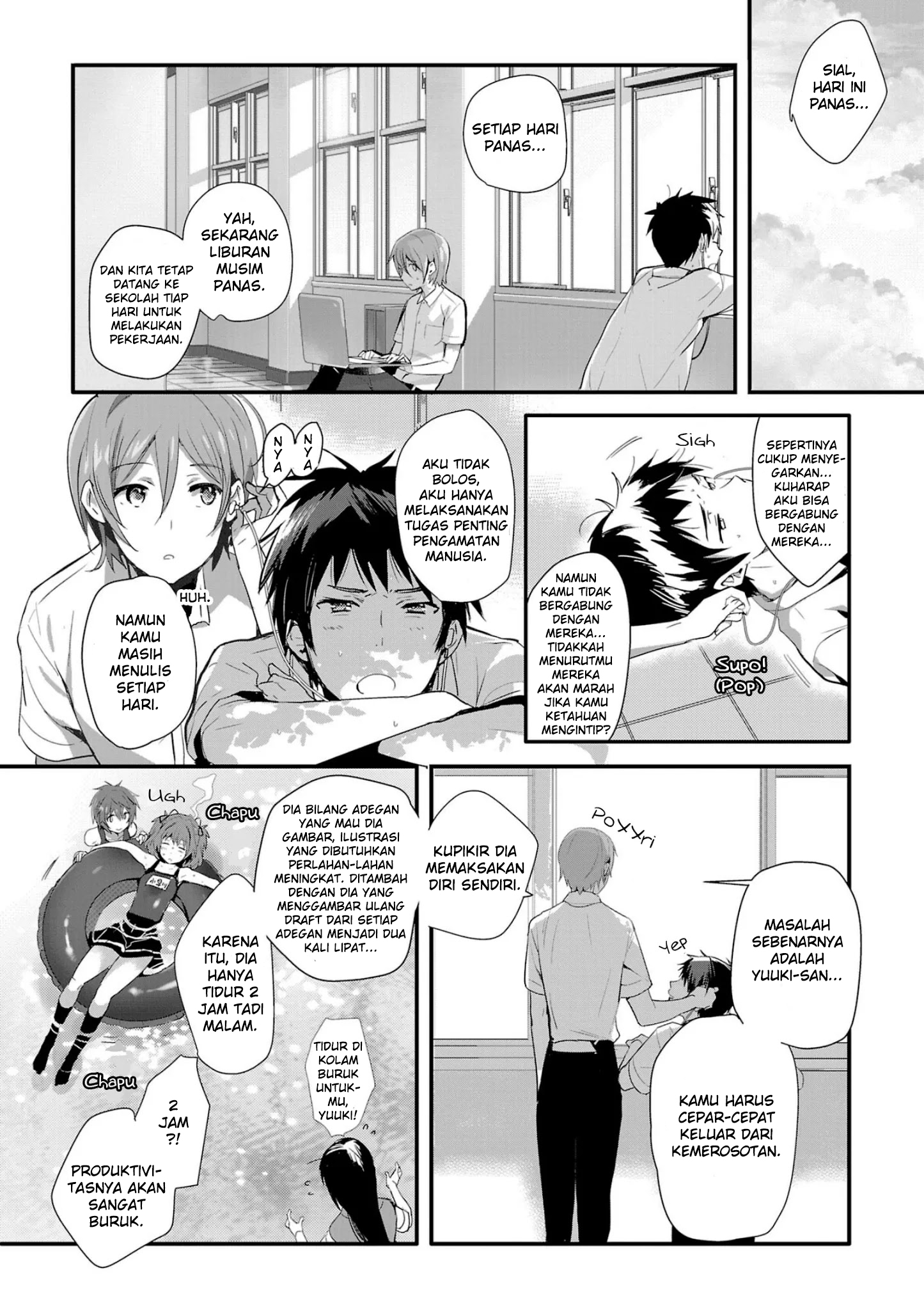 Shoujo-tachi wa Kouya wo Mezasu: Yukidoke no Oto Chapter 9 - halaman 5
