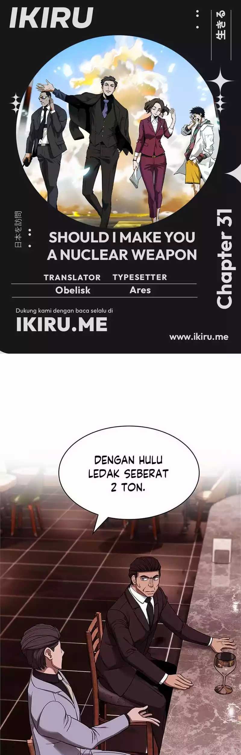 Should I Make You a Nuclear Weapon? Chapter 31 - halaman 2