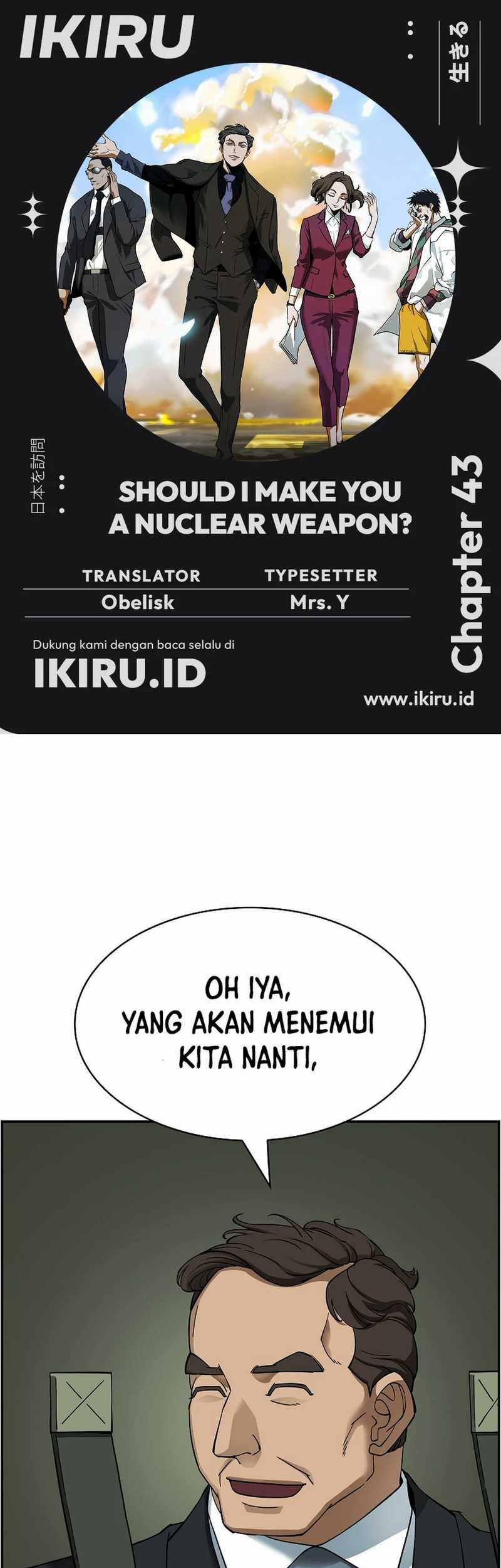 Should I Make You a Nuclear Weapon? Chapter 43 - halaman 1