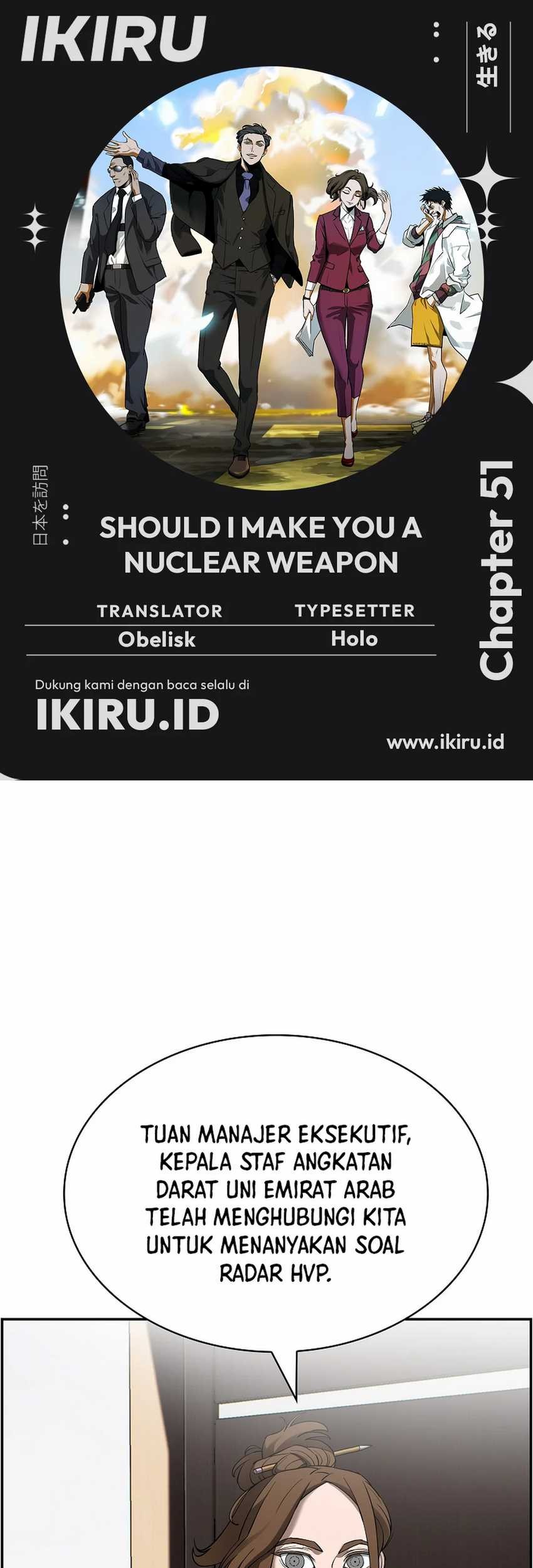 Should I Make You a Nuclear Weapon? Chapter 51 - halaman 1