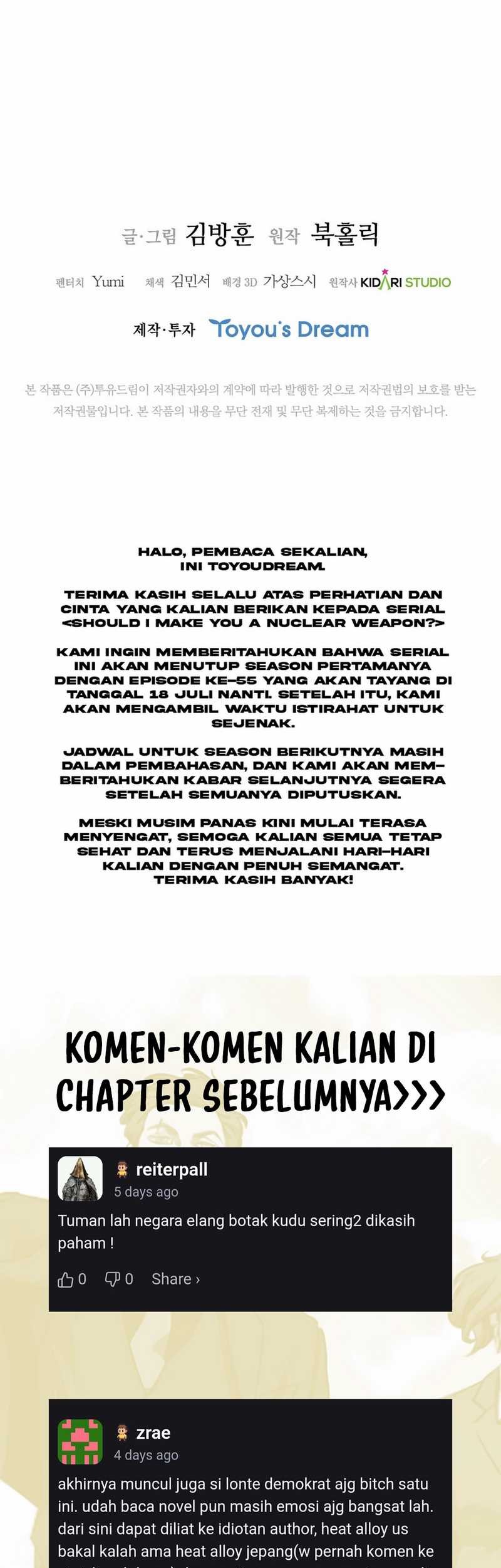 Should I Make You a Nuclear Weapon? Chapter 55 - halaman 75