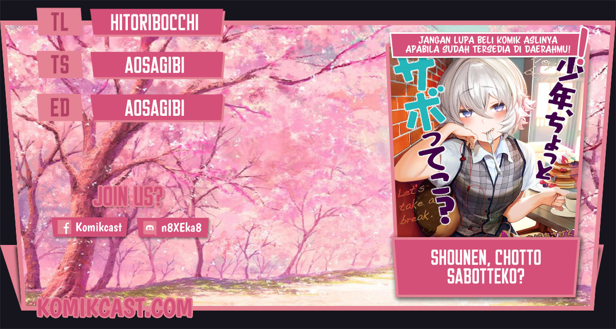 Shounen, Chotto Sabotteko? Chapter 4 - halaman 1