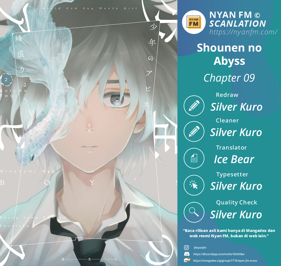 Shounen no Abyss Chapter 9 - halaman 1