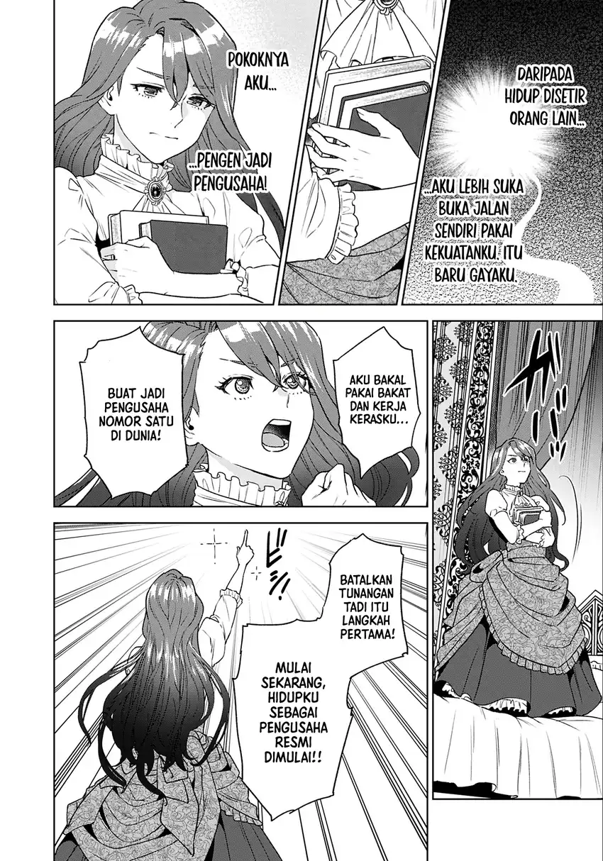 Shounin Reijou Agnes Henkyou ni Tsuihou Sareta Akuyaku Reijou wa Shousai o Hakki Shi Nariagaru Chapter 1 - halaman 15