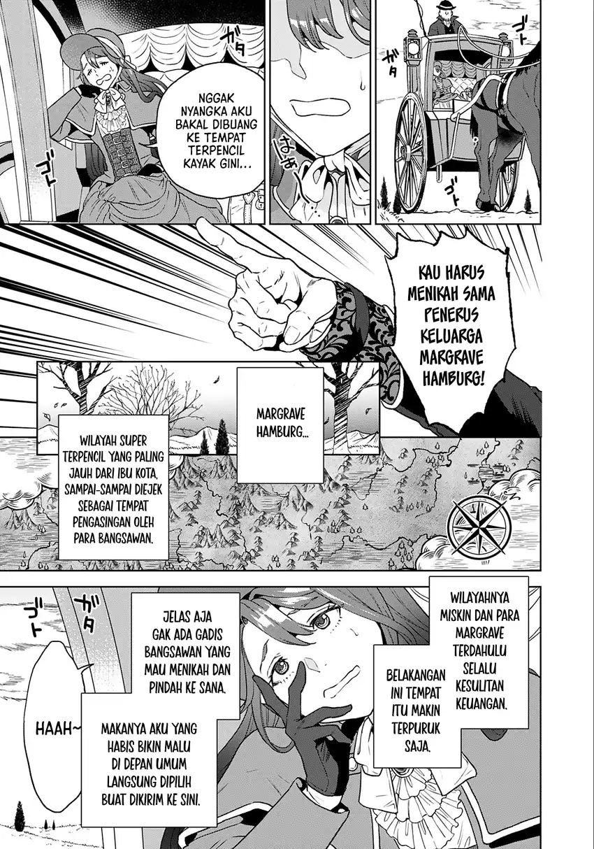 Shounin Reijou Agnes Henkyou ni Tsuihou Sareta Akuyaku Reijou wa Shousai o Hakki Shi Nariagaru Chapter 1 - halaman 20